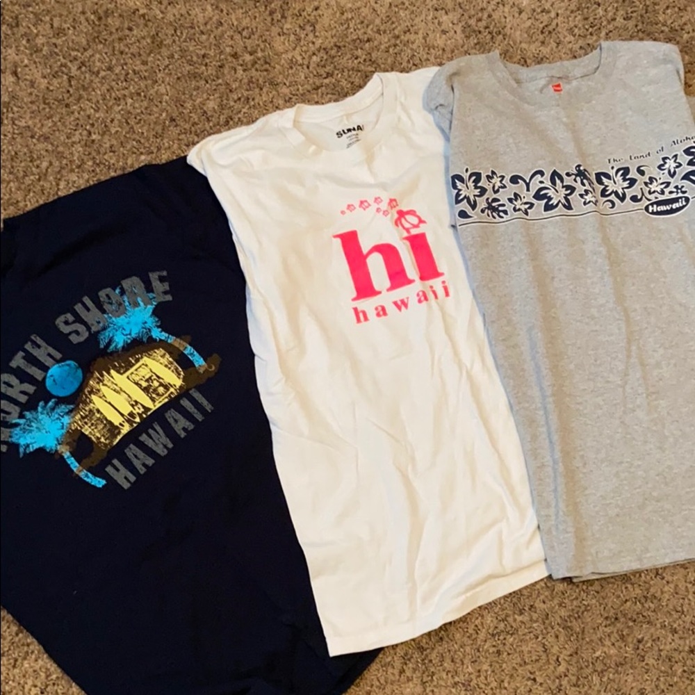 Hawaii T Shirts- Set of 3